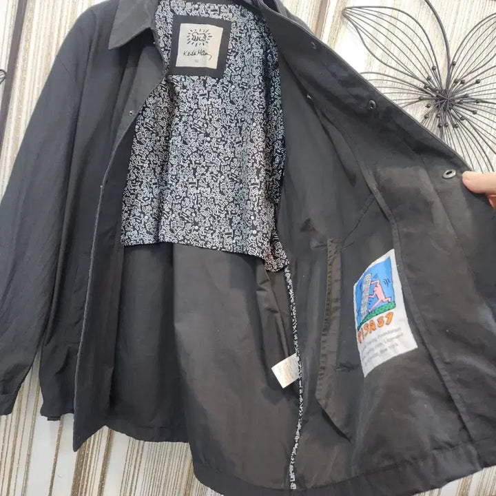 [BUNJANG] Keith Haring Dark Gray Jacket / 키스해링 다크그레이 자켓 110사이즈 간절기용