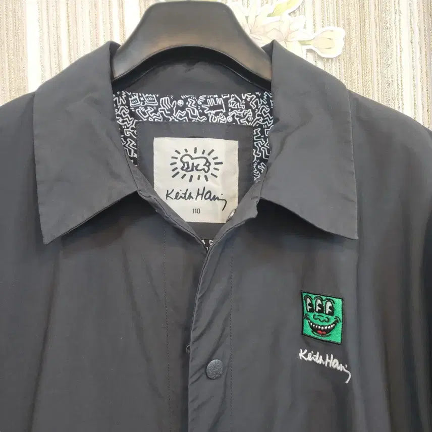 [BUNJANG] Keith Haring Dark Gray Jacket / 키스해링 다크그레이 자켓 110사이즈 간절기용