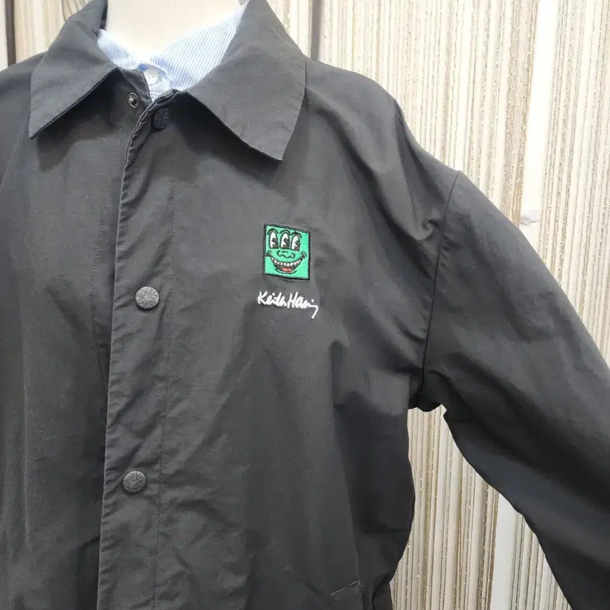 [BUNJANG] Keith Haring Dark Gray Jacket / 키스해링 다크그레이 자켓 110사이즈 간절기용