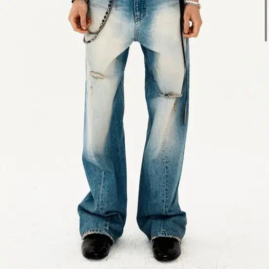 [BUNJANG] Allene Light Blue Denim Pants / 알렌느 라이트 블루 데님 팬츠 연청 바지 2사이즈