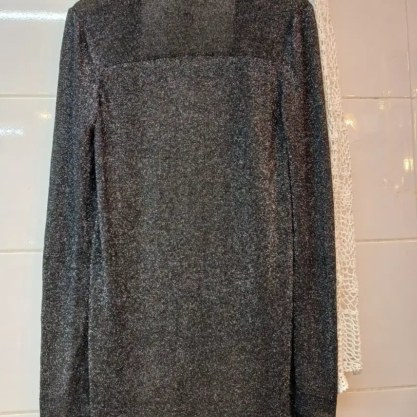 [BUNJANG] MINE Black Pearl Cardigan / MINE 블랙 펄 가디건 90
