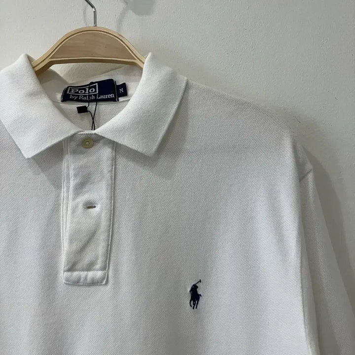[BUNJANG] Polo Collar Short Sleeve T-Shirt White / 682 폴로 카라 반팔 화이트 pk