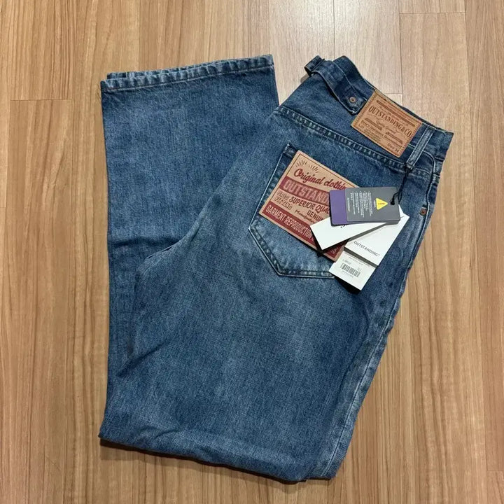 [SOLD OUT] [L]아웃스탠딩 셀비지 데님 팬츠 연청