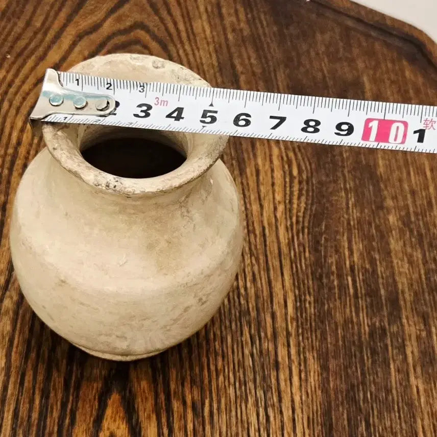 [BUNJANG] Joseon Dynasty White Porcelain Jar Antique / 조선시대 추정 백자 소호(단지) - 유물급 도자기소호 골동품