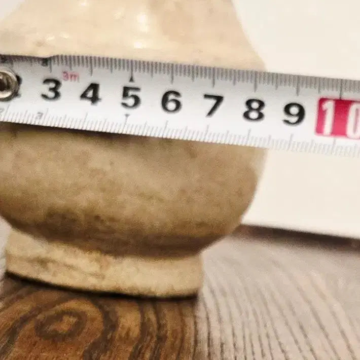 [BUNJANG] Joseon Dynasty White Porcelain Jar Antique / 조선시대 추정 백자 소호(단지) - 유물급 도자기소호 골동품