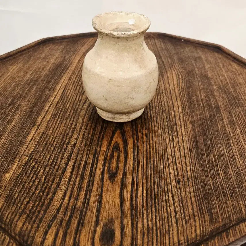 [BUNJANG] Joseon Dynasty White Porcelain Jar Antique / 조선시대 추정 백자 소호(단지) - 유물급 도자기소호 골동품