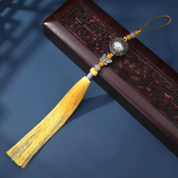 [BUNJANG] Mo Dao Zu Shi Silver Bell Pendant Tassel Bag Charm / 마도조사 굿즈 은방울 펜던트 태슬 노리개 장식 가방 키링 남잠 위영 강징