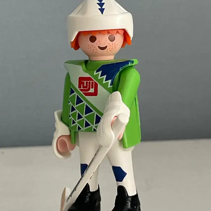 [BUNJANG] Playmobil 4513 Hockey Player Figure / 중고 플레이모빌 4513 주근깨 하키 선수
