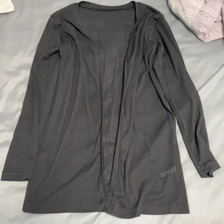 [BUNJANG] DAMOVERA Black Long Cardigan / DAMOVERA 블랙 롱 가디건 프리