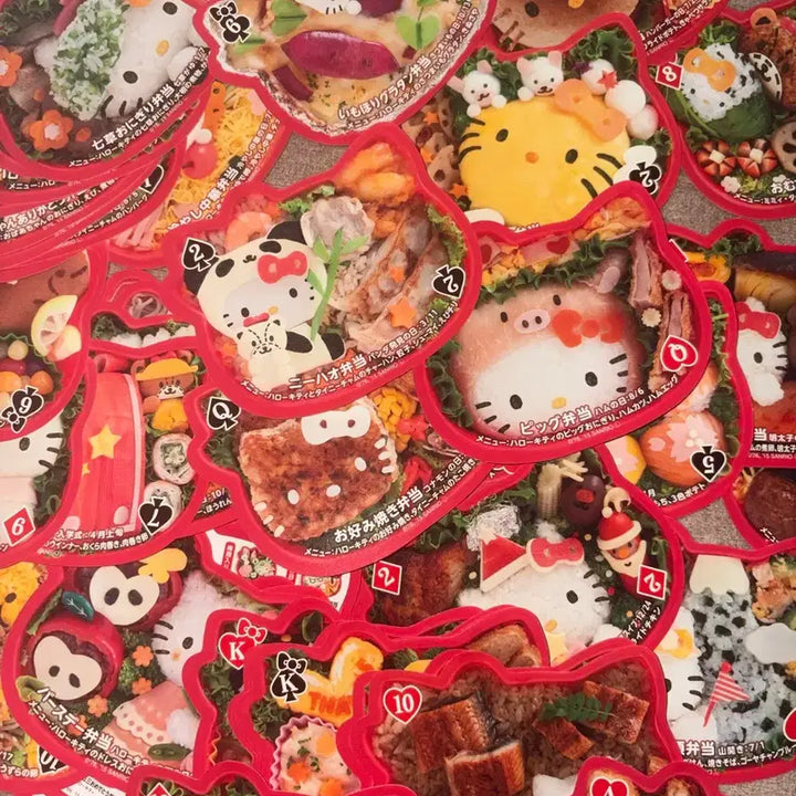 [BUNJANG] Hello Kitty Classic Lunchbox Trump Card Set / 고전 키티 도시락 트럼프 카드