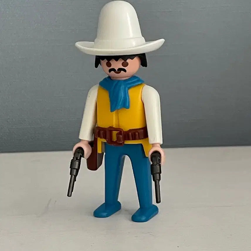 [BUNJANG] Playmobil Cowboy Figure / 중고 플레이모빌 콧수염 카우보이