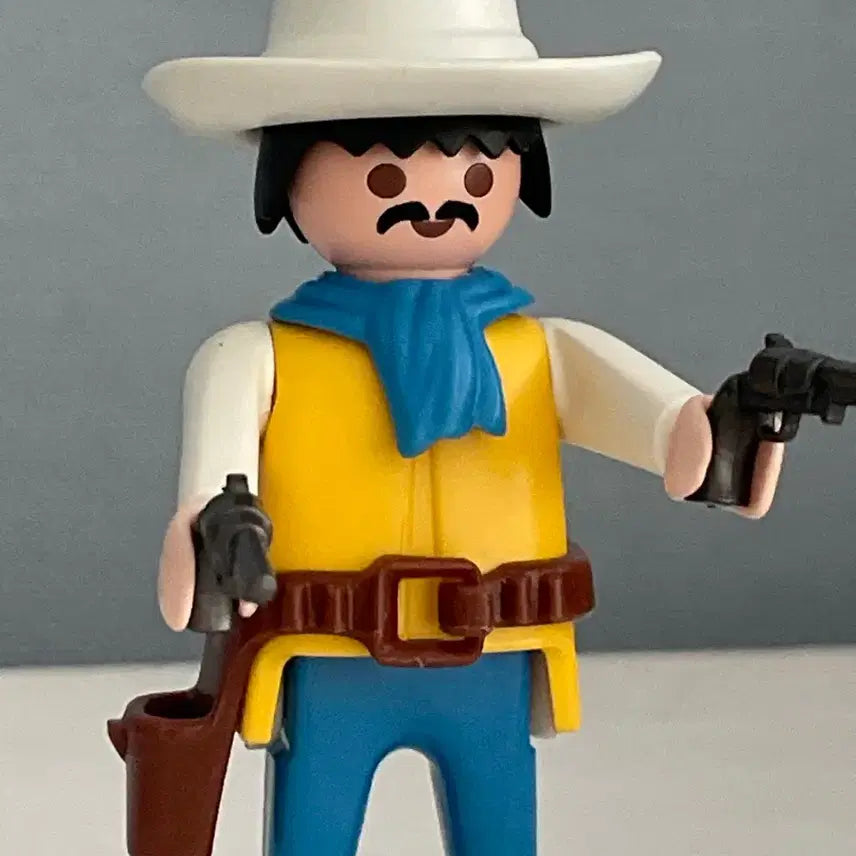 [BUNJANG] Playmobil Cowboy Figure / 중고 플레이모빌 콧수염 카우보이