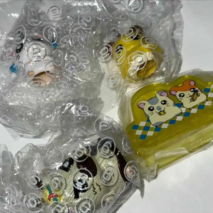 [SOLD OUT] 일괄할인)햄토리 가챠 고전문구 만화 피규어 장난감 지류 파우치 빈티지