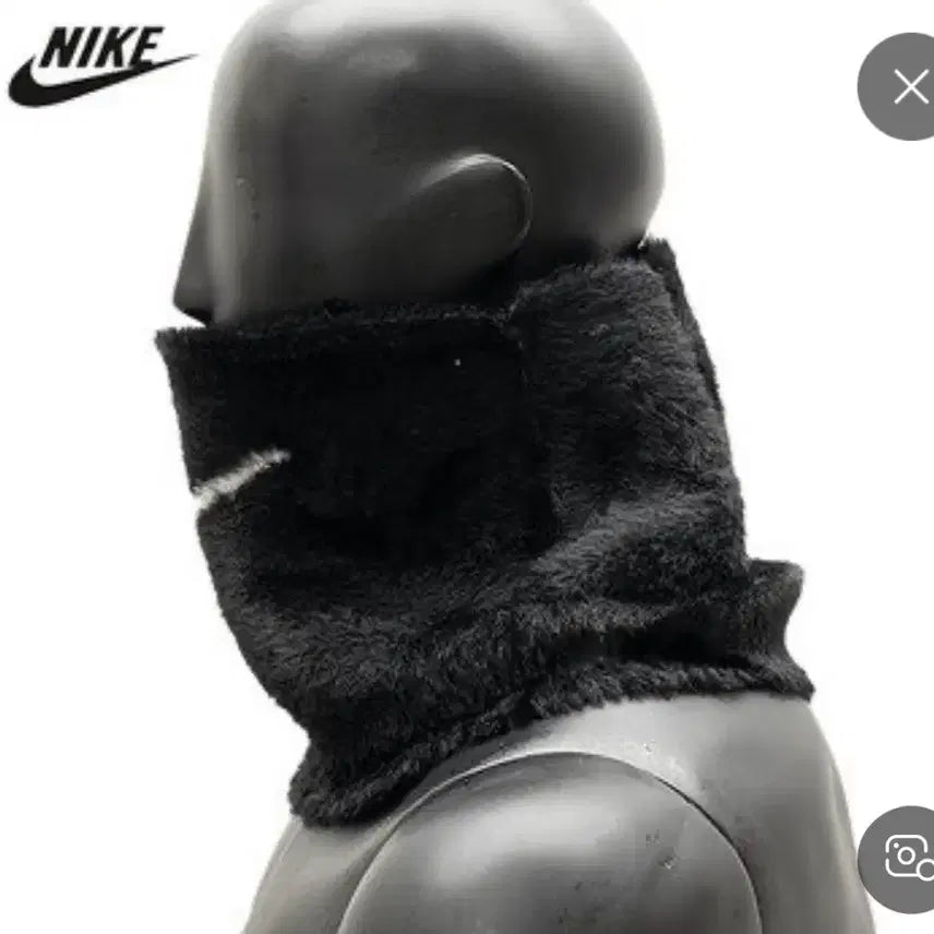 [BUNJANG] Nike Fur Neck Warmer / 나이키 퍼 넥워머 블랙 방한용