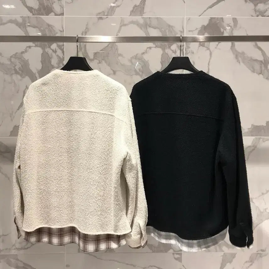 [BUNJANG] Solid Homme Reversible Tweed Cardigan / 솔리드 옴므