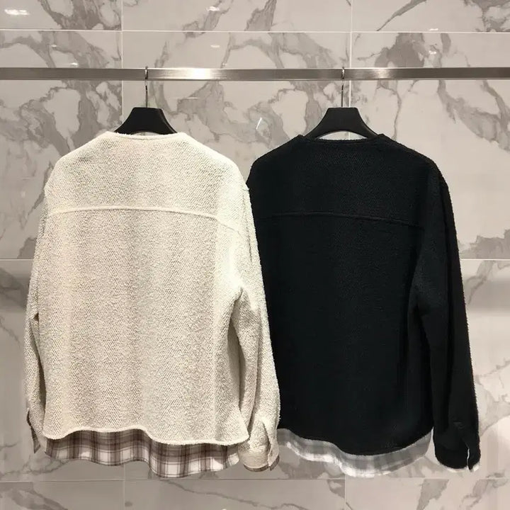 [BUNJANG] Solid Homme Reversible Tweed Cardigan / 솔리드 옴므