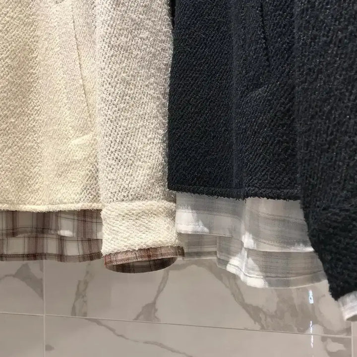 [BUNJANG] Solid Homme Reversible Tweed Cardigan / 솔리드 옴므