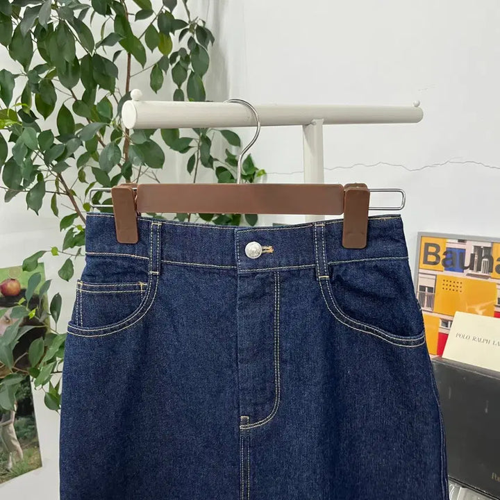 [BUNJANG] Maison Kitsune Denim Skirt 24 / 메종키츠네 데님 스커트 24