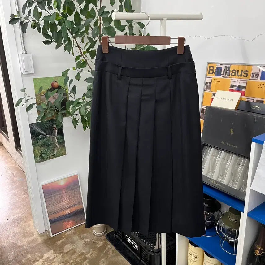 [BUNJANG] Juun.J Pleated Skirt 36 / 준지 플리츠 스커트 36