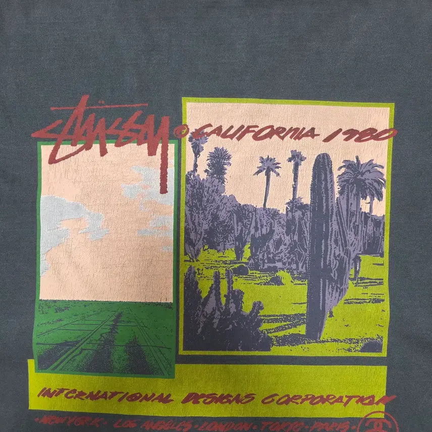 [SOLD OUT] 스투시 팜 데저트 반팔 티셔츠