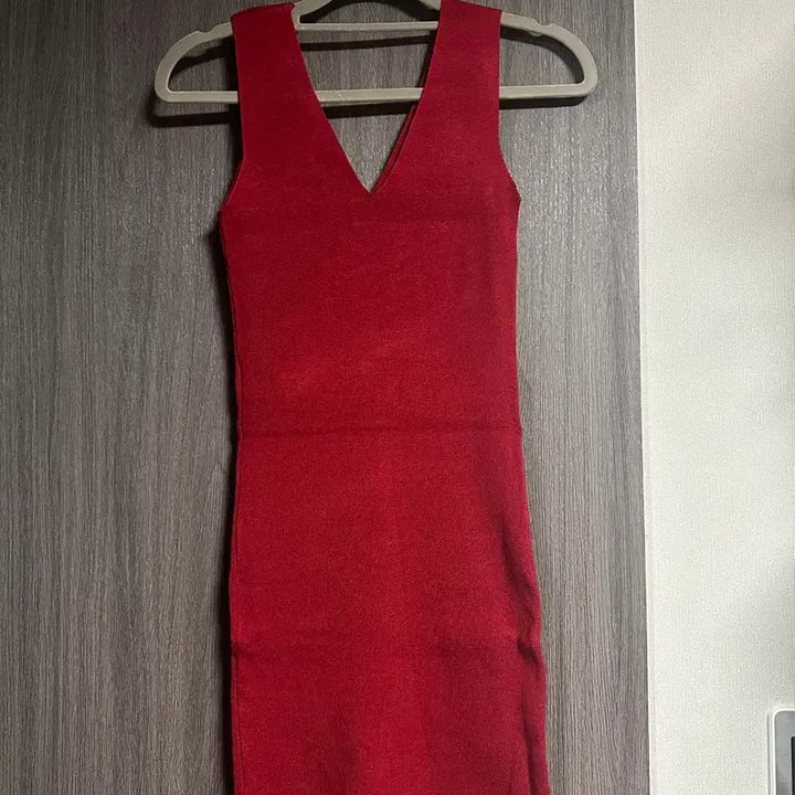 [BUNJANG] Knit Dress Burgundy / S) 니트 원피스