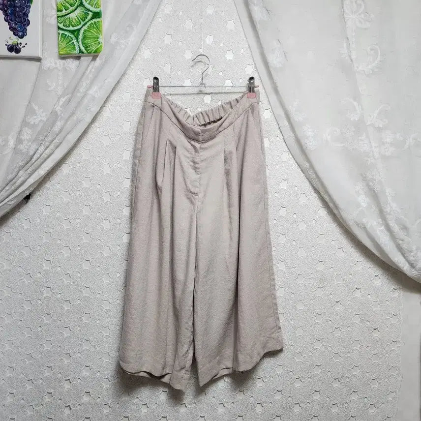 [BUNJANG] Briel 7-Sleeve Rayon Blend Wide Pants (Women&