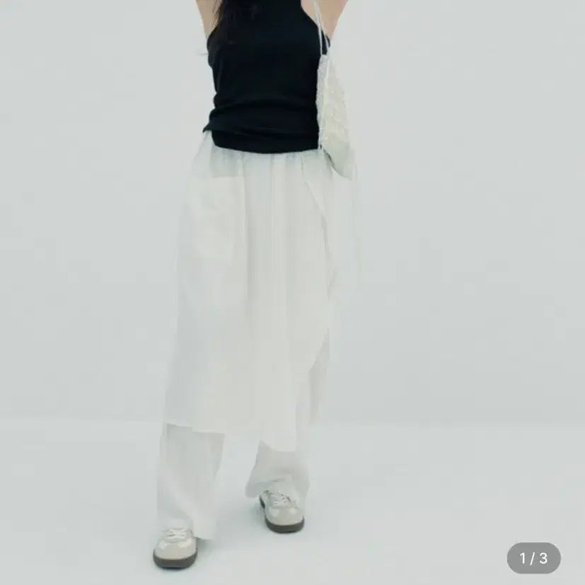[BUNJANG] APECTA Pants No. 03 Ivory Black / (새상품) APECTA PANTS NO 03 / 아이보리 블랙 두가지색