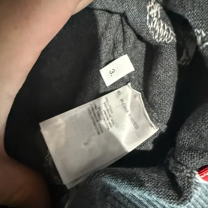 [BUNJANG] Thom Browne Stickman Knit Pullover Gray / 톰브라운 스틱맨 니트 풀오버 회색