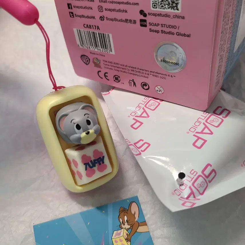 [BUNJANG] Tom and Jerry Tuffy Keycap Keyring / 톰과제리 키캡 터피 키링