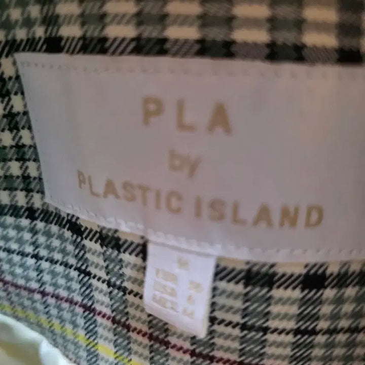 [BUNJANG] Plastic Island Check Double Jacket / 플라스틱아일랜드 체크 더블 자켓