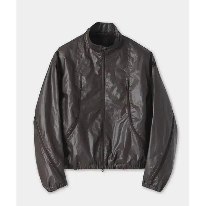 [BUNJANG] COOR Multi Zip-up Leather Blouson / (L) COOR 쿠어 멀티 집업 레더 블루종