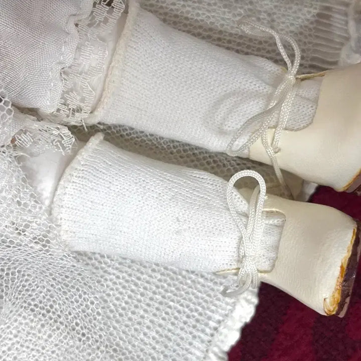 [BUNJANG] Vintage Antique Porcelain Doll Mint Dress / 빈티지 앤틱 포세린 인형 민트색 드레스