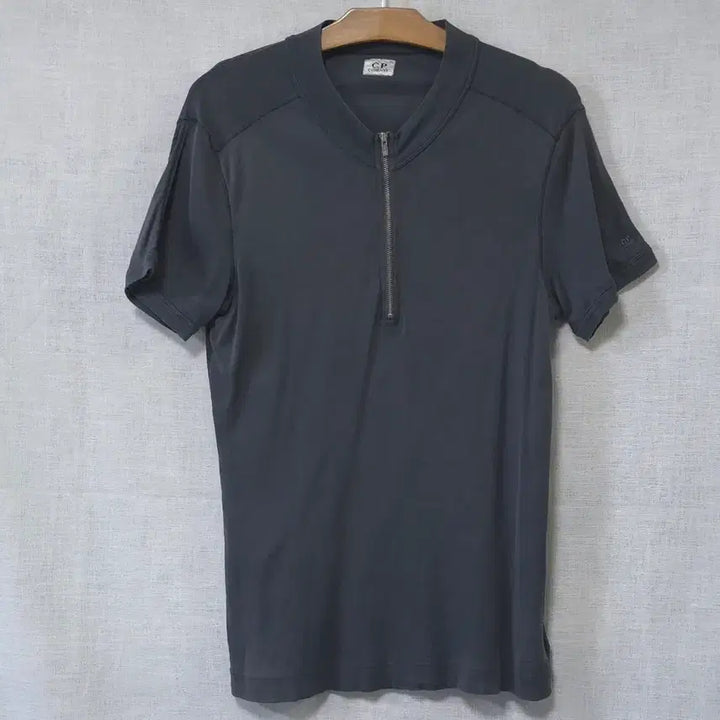 [BUNJANG] CP Company Muscle Fit Half-Zip T-Shirt / CP컴퍼니 정품 근육남 반팔 티셔츠 여름 씨피 킴퍼니 100