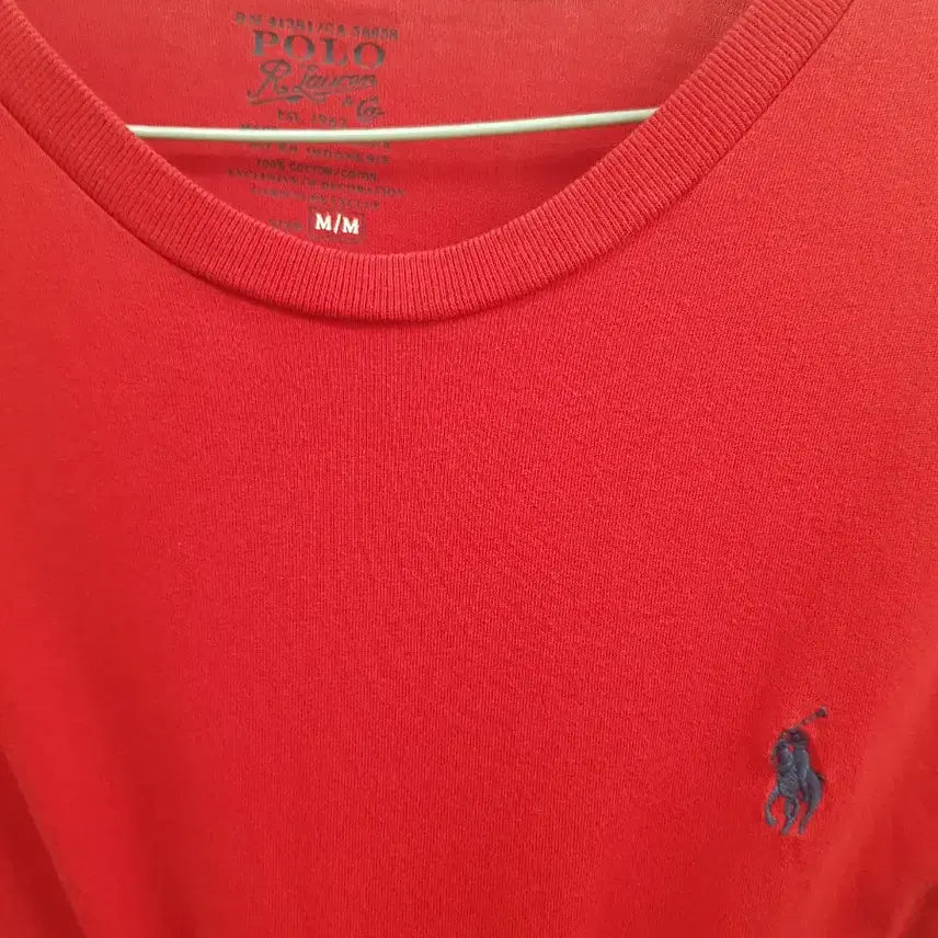 [SOLD OUT] 폴로 랄프로렌 레드 반팔 티셔츠 95-100