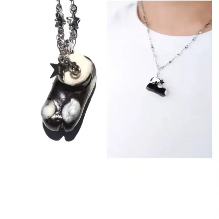 [BUNJANG] YOYI Records Yena Series Tabi Shoes Necklace / 요이지레코드 예나 시리즈 타비 슈즈 목걸이