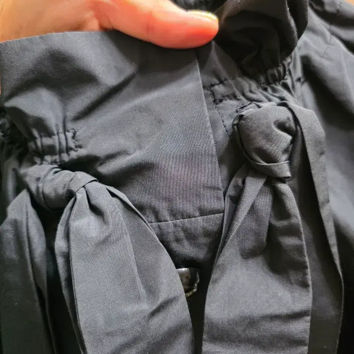 [BUNJANG] Lucky Chouette Spring Black Jacket / 럭키슈에뜨 봄점퍼