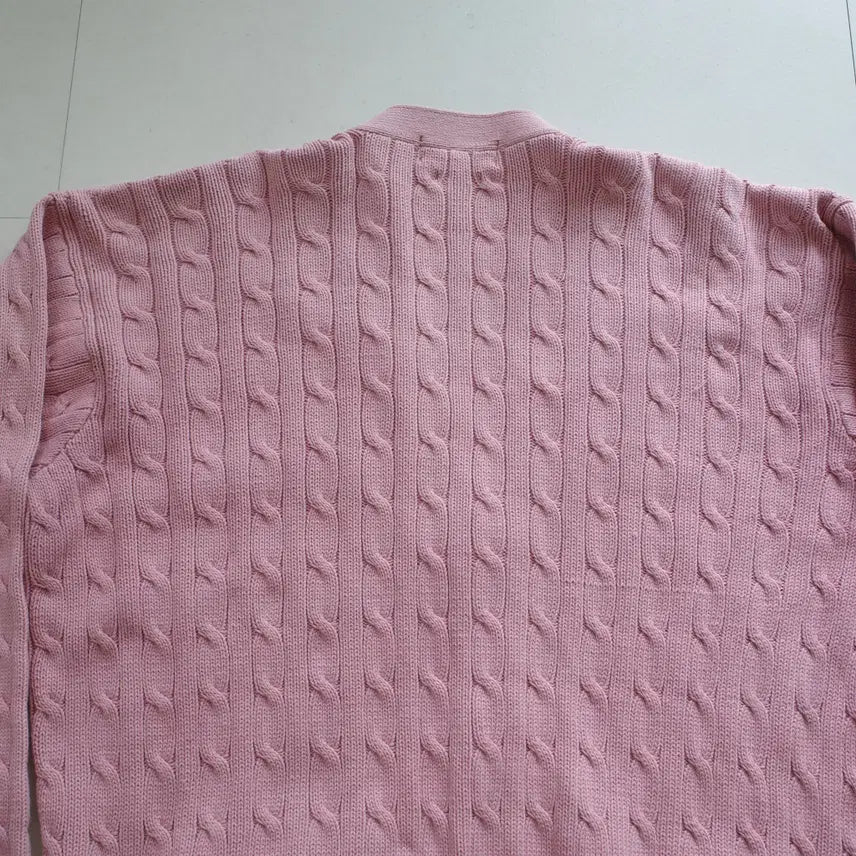 [SOLD OUT] 90s 일경물산 폴로 랄프로렌 코튼 케이블 니트 가디건 105
