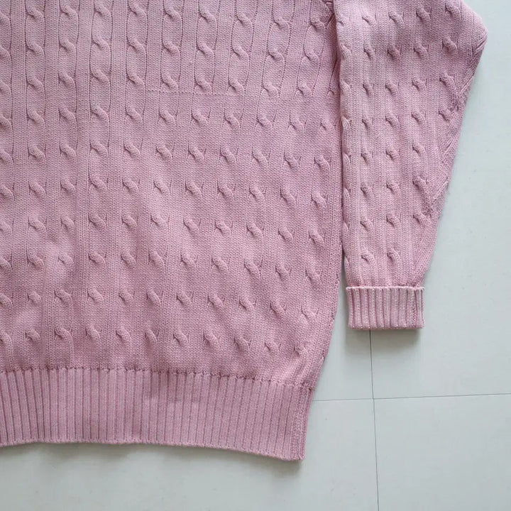 [SOLD OUT] 90s 일경물산 폴로 랄프로렌 코튼 케이블 니트 가디건 105