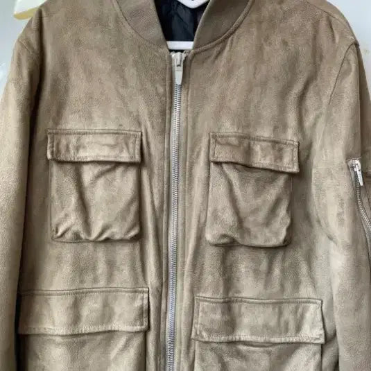 [BUNJANG] ZARA MAN Suede Pocket Jacket XL / 자라 ZARA MAN 스웨이드 포켓 자켓 XL 팝니다.