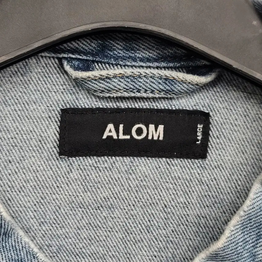 [BUNJANG] ALOM Washed Denim Jacket L / [100/L] ALOM 워싱 데님 자켓 청자켓