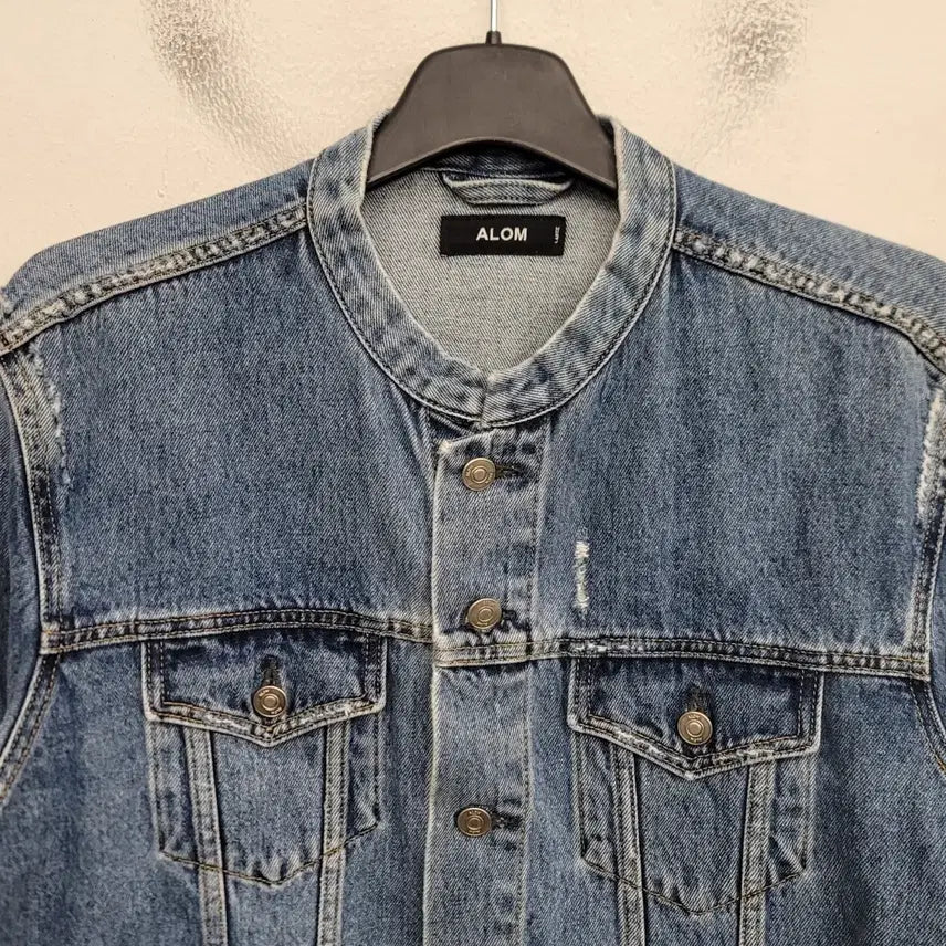 [BUNJANG] ALOM Washed Denim Jacket L / [100/L] ALOM 워싱 데님 자켓 청자켓