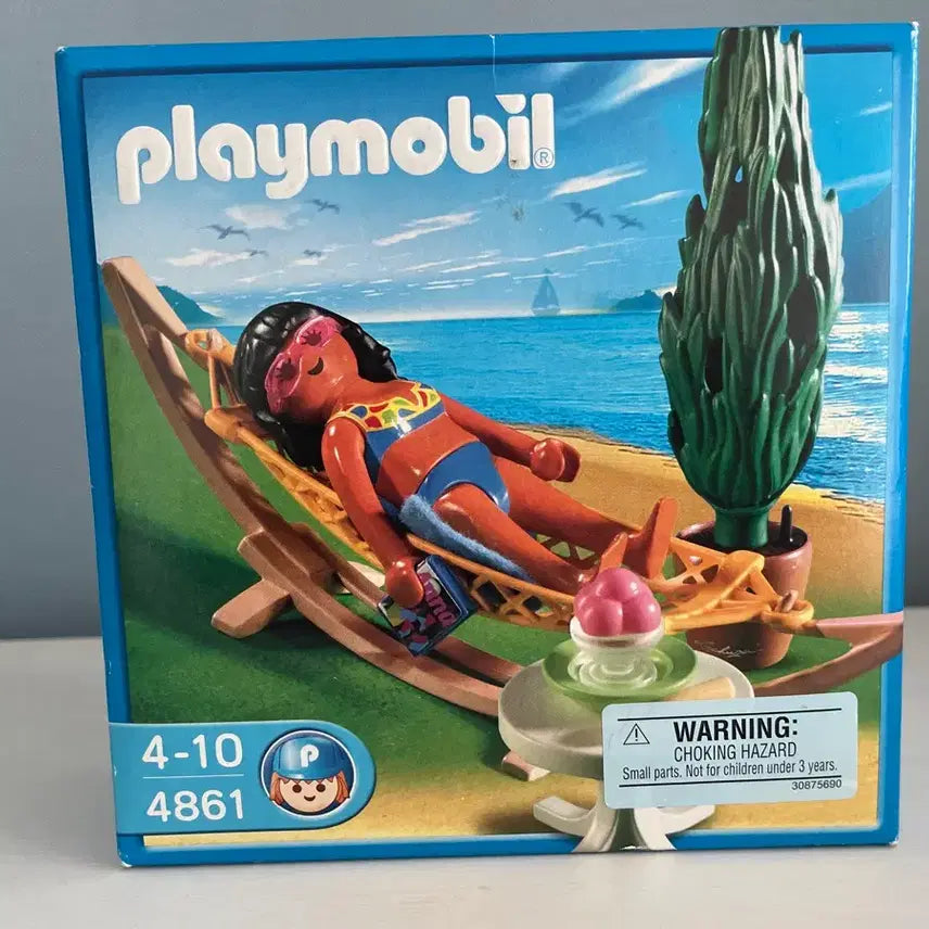 [BUNJANG] Playmobil 4861 Hammock Woman Figure / 플레이모빌 4861 해먹 여인
