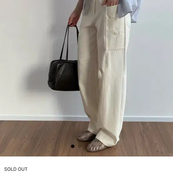 [BUNJANG] Love me more Poet Cargo Pants M Beige / 러브미우 포엣 카고 팬츠 m (베이지, 기본버전)