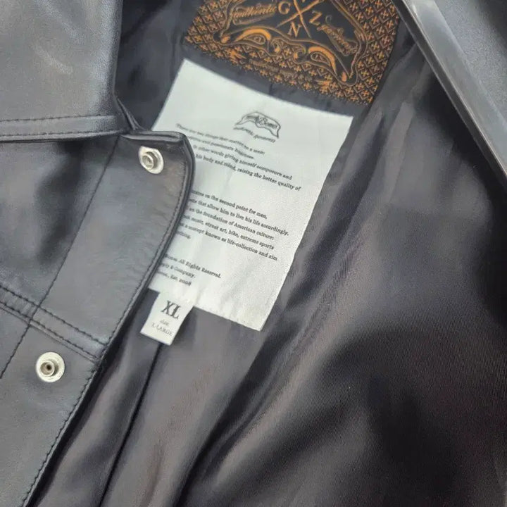 [BUNJANG] Nude Bones XL Steerhide Leather Jacket / 누드본즈 트러커 후기형 스티어하이드 xl 가죽자켓