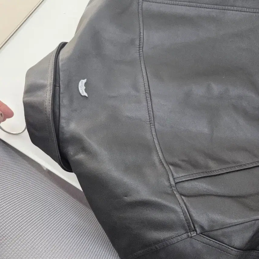 [BUNJANG] Nude Bones XL Steerhide Leather Jacket / 누드본즈 트러커 후기형 스티어하이드 xl 가죽자켓