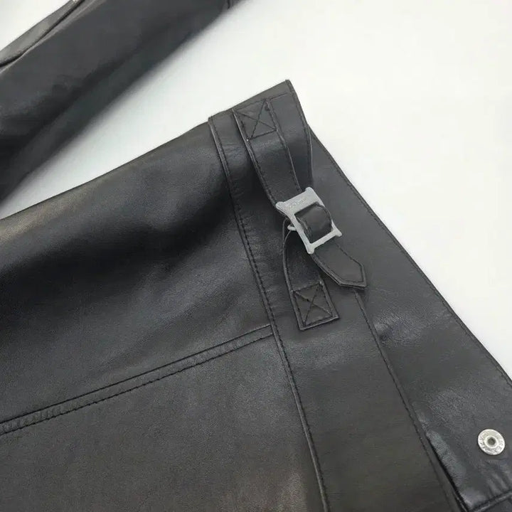 [BUNJANG] Nude Bones XL Steerhide Leather Jacket / 누드본즈 트러커 후기형 스티어하이드 xl 가죽자켓