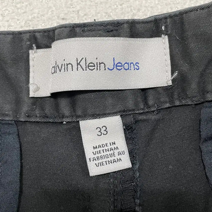 [BUNJANG] Calvin Klein Jeans Black Chino Shorts / 33 캘빈클라인 진스 블랙 치노 반바지 0414-2