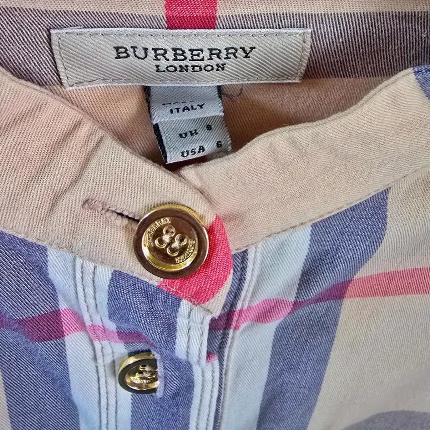[BUNJANG] Burberry Vintage Check Short Sleeve Dress / 빈티지 버버리 체크 반팔 원피스