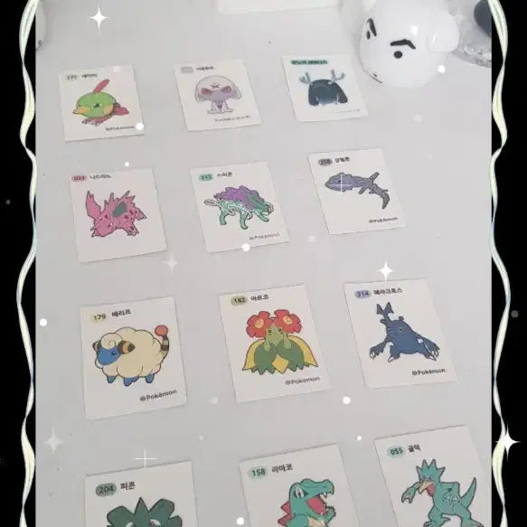 [BUNJANG] Pokemon Tteobuseal Stickers / 일단 찔러봐 주세요 포켓몬 띠부씰 판매 포켓몬,띠부실