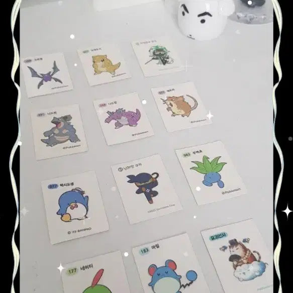 [BUNJANG] Pokemon Tteobuseal Stickers / 일단 찔러봐 주세요 포켓몬 띠부씰 판매 포켓몬,띠부실